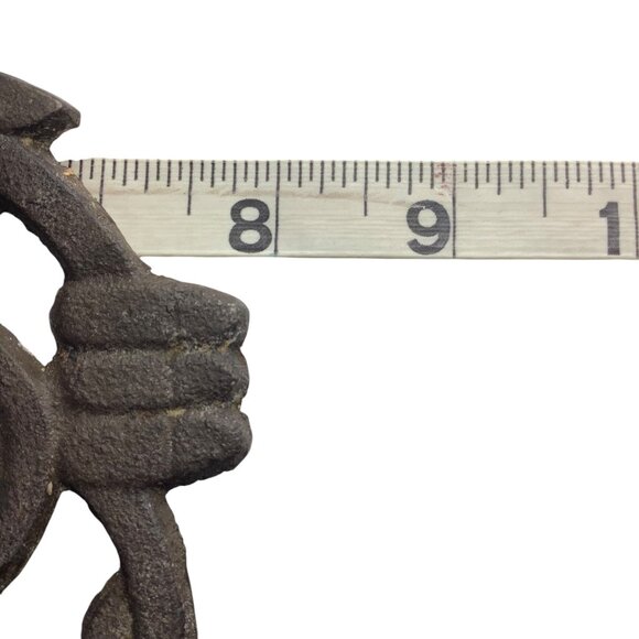 Vintage Cast Iron Owl Trivet Heat-Resistant Decorative Kitchen Accessory 8"x7" - Picture 4 of 5